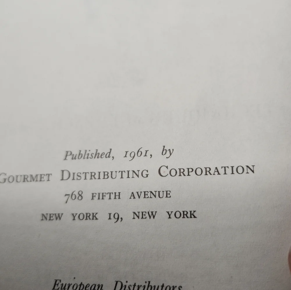 Gourmet’s 1961 Basic French Cookbook Hardcover